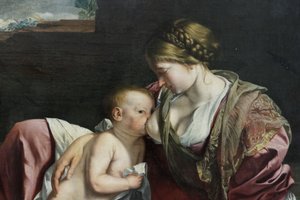 Riposo durante la fuga in Egitto da Orazio Gentileschi